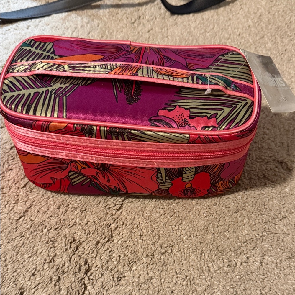 Cosmetic bag floral brand new